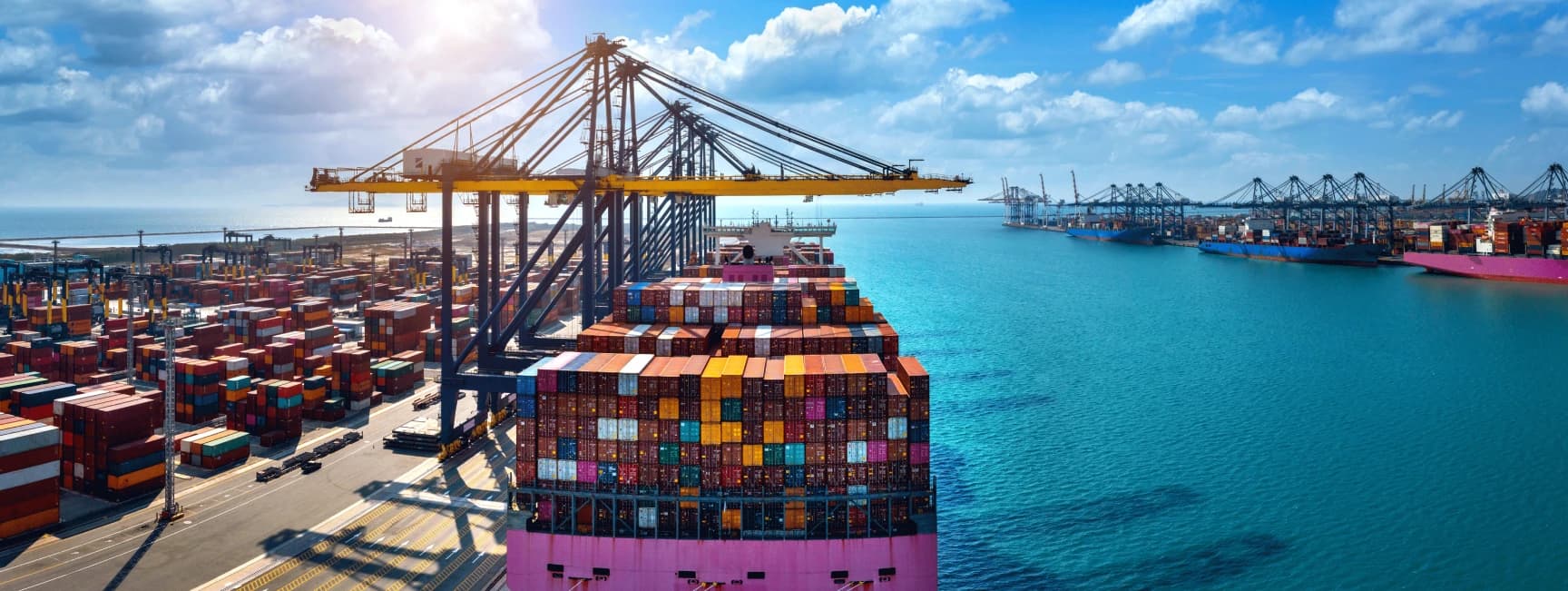 Panoramic port operations — Experience Infinity Logistics