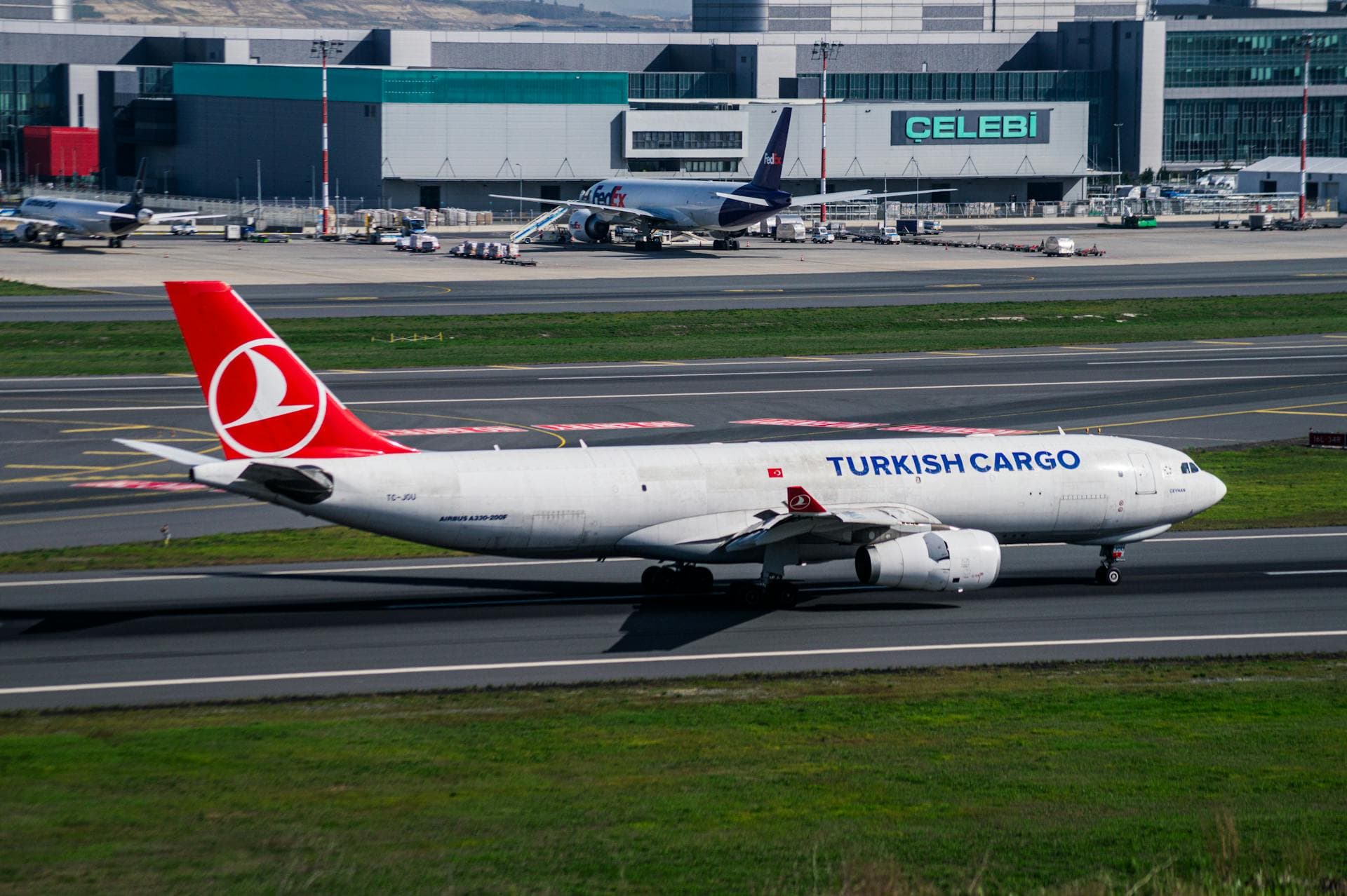 Turkish Cargo aircraft at Istanbul airport — Infinity Logistics regional express partner